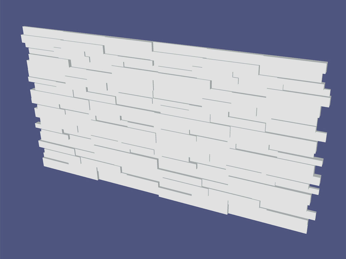 3d decorative wall panel 3D model_1