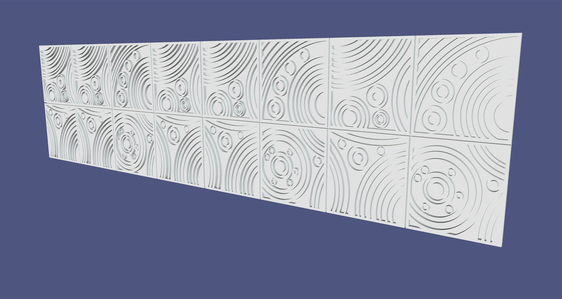 3d decorative wall panel 3D model_6
