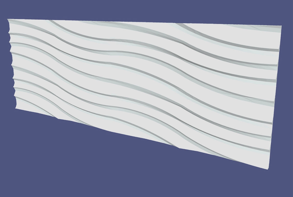 3d decorative wall panel 3D model_9