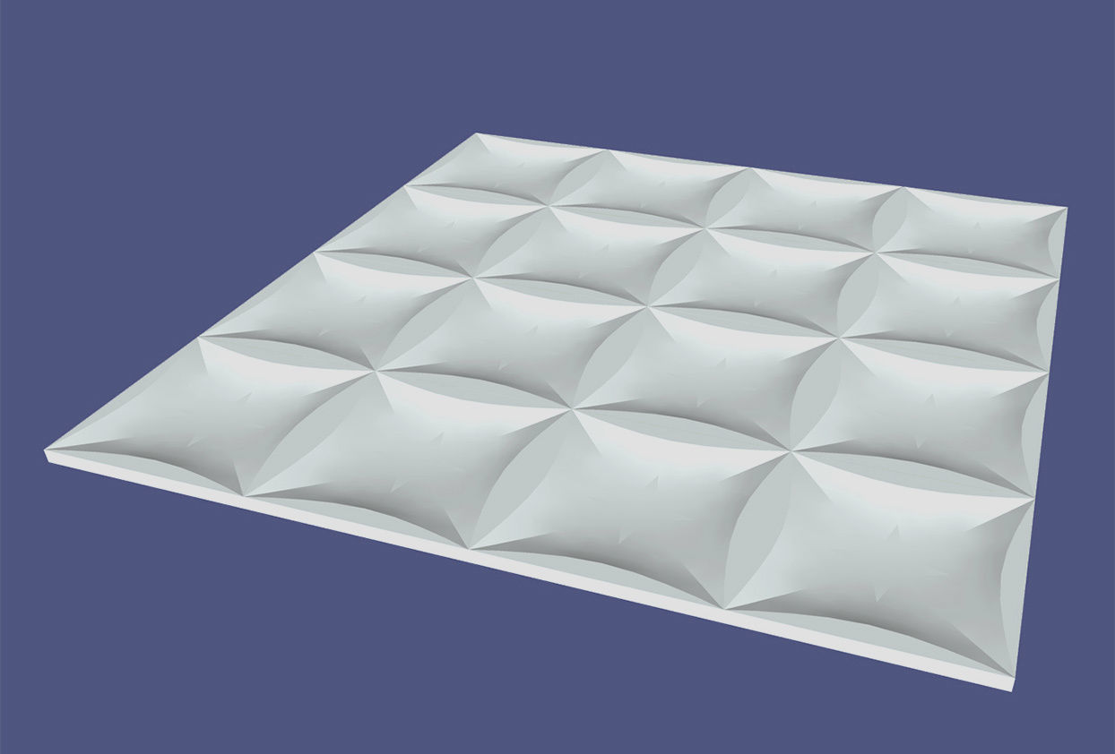3d decorative wall panel 3D model_5