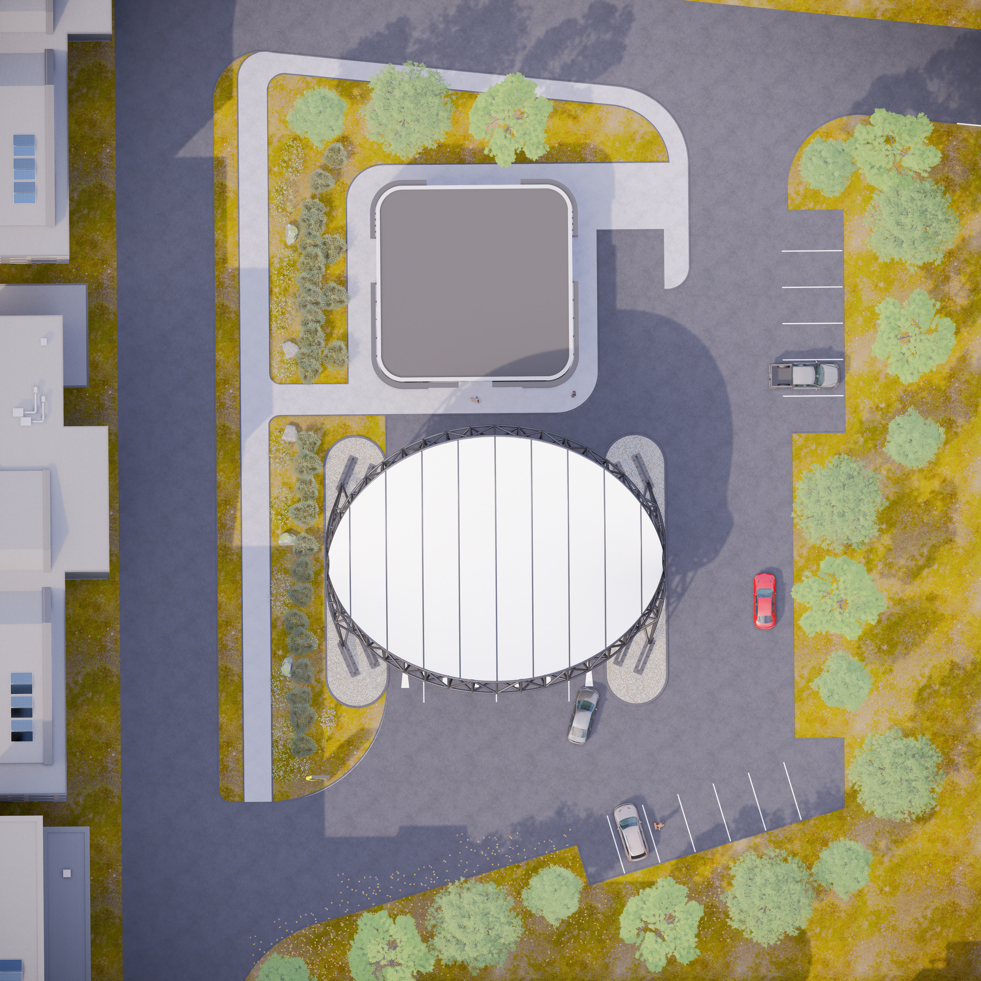 Gas station 2 3D model_2