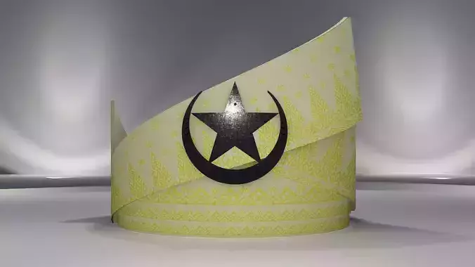 I Tanjak I Malay Hat I Headwear I Head accessories I 3D model