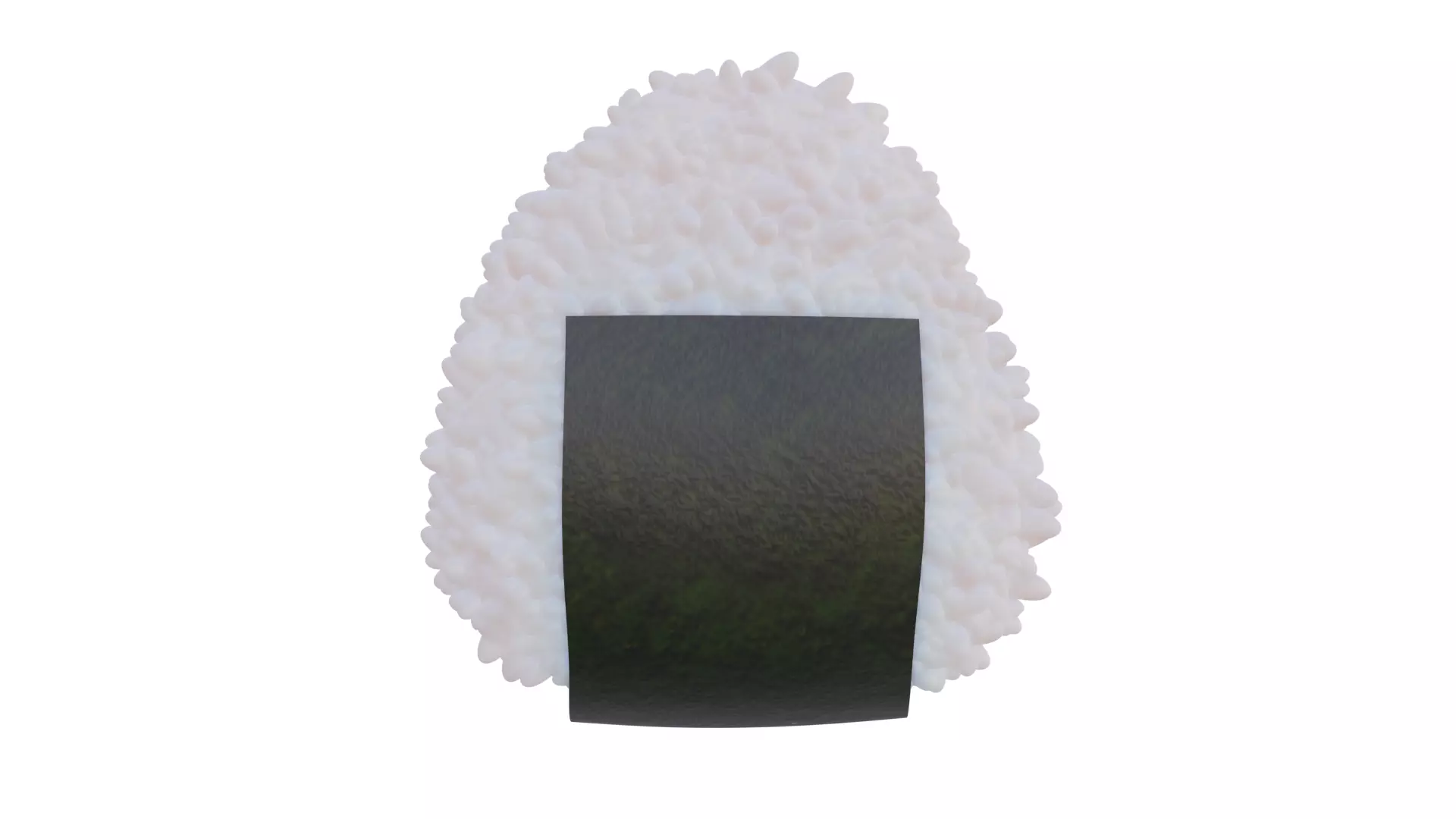 Rice Ball Free low-poly 3D model