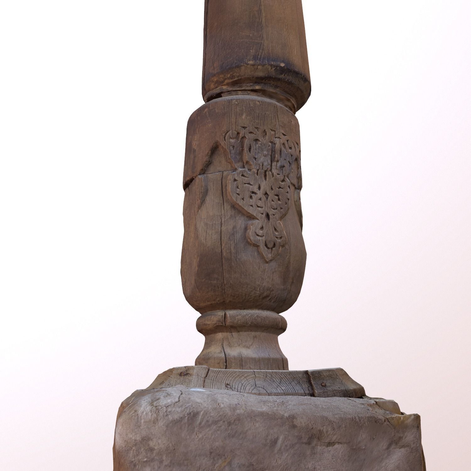 medieval architectural element Low-poly 3D model_5