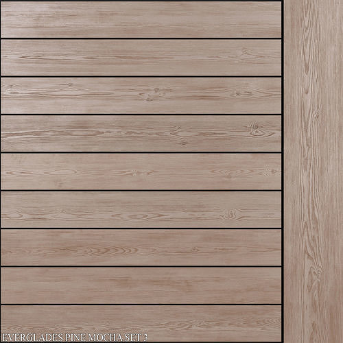 Peronda Everglades Pine Mocha Set 3 3D model