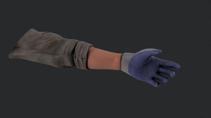 FPS Hands 2 Low-poly 3D model