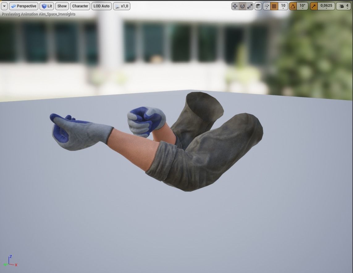 FPS Hands 2 Low-poly 3D model_15