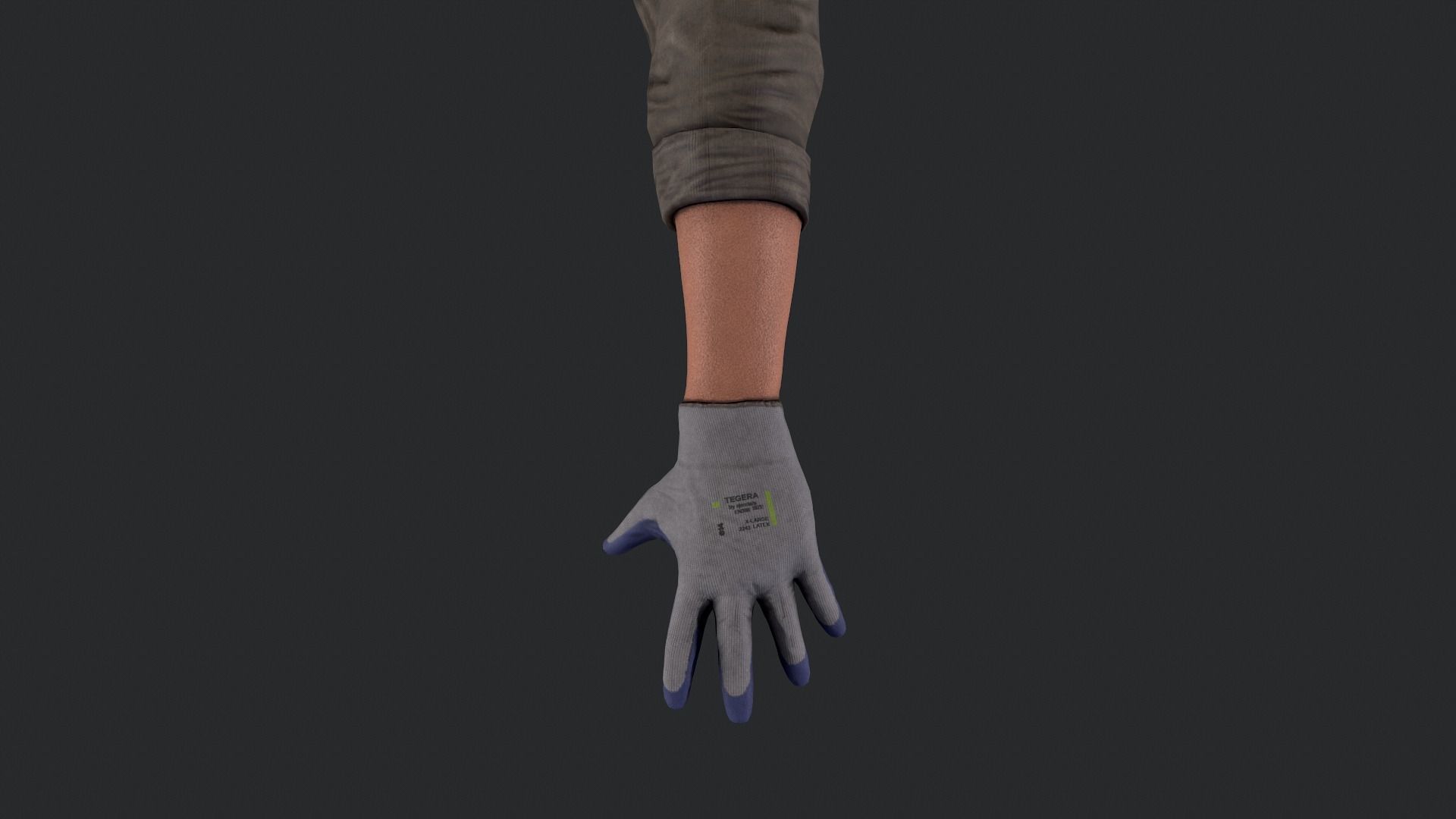 FPS Hands 2 Low-poly 3D model_5