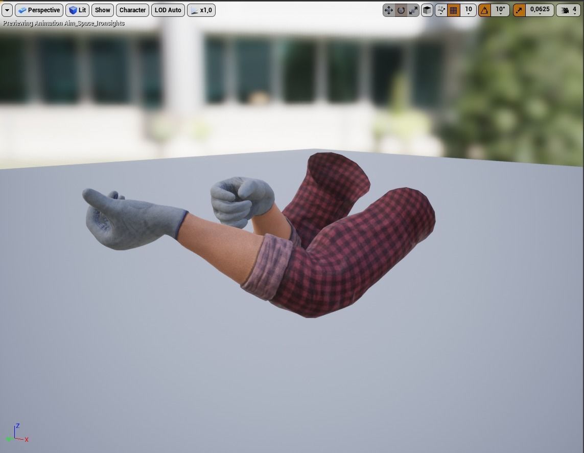 FPS Hands 2 Low-poly 3D model_14