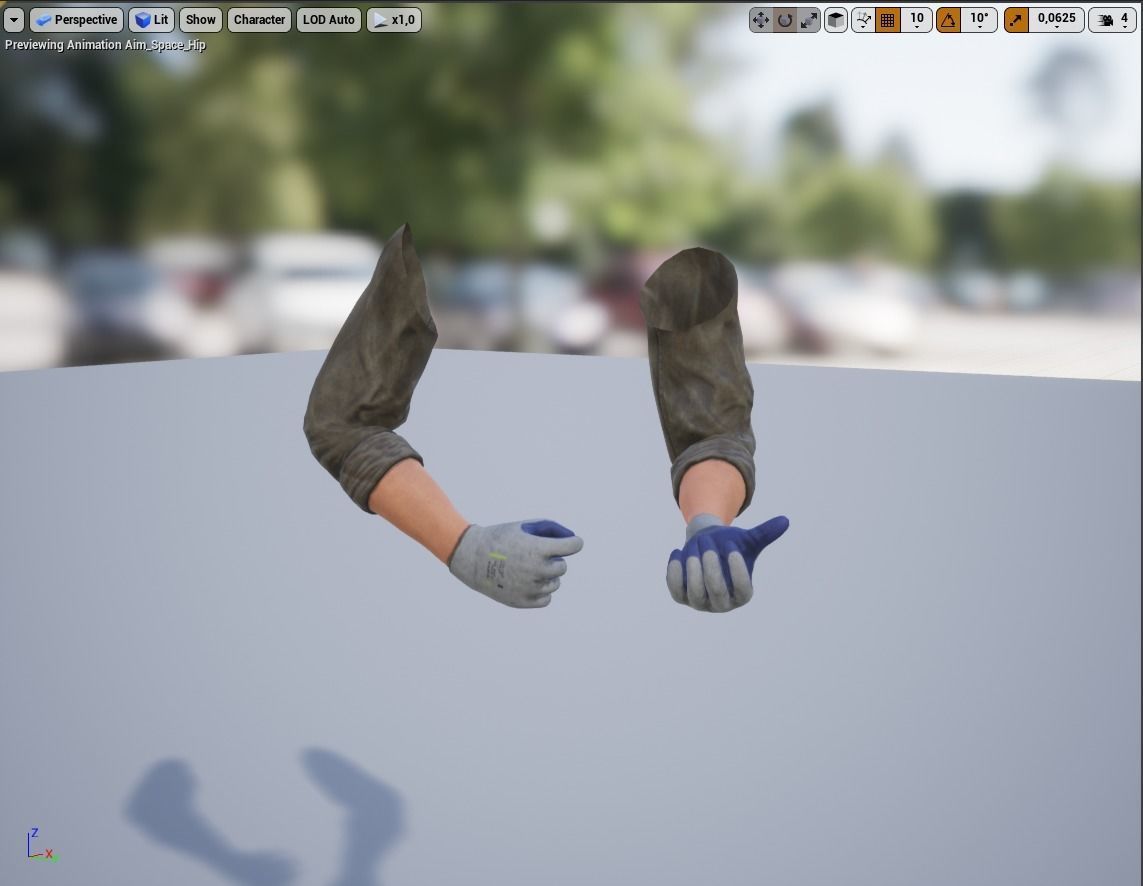 FPS Hands 2 Low-poly 3D model_18