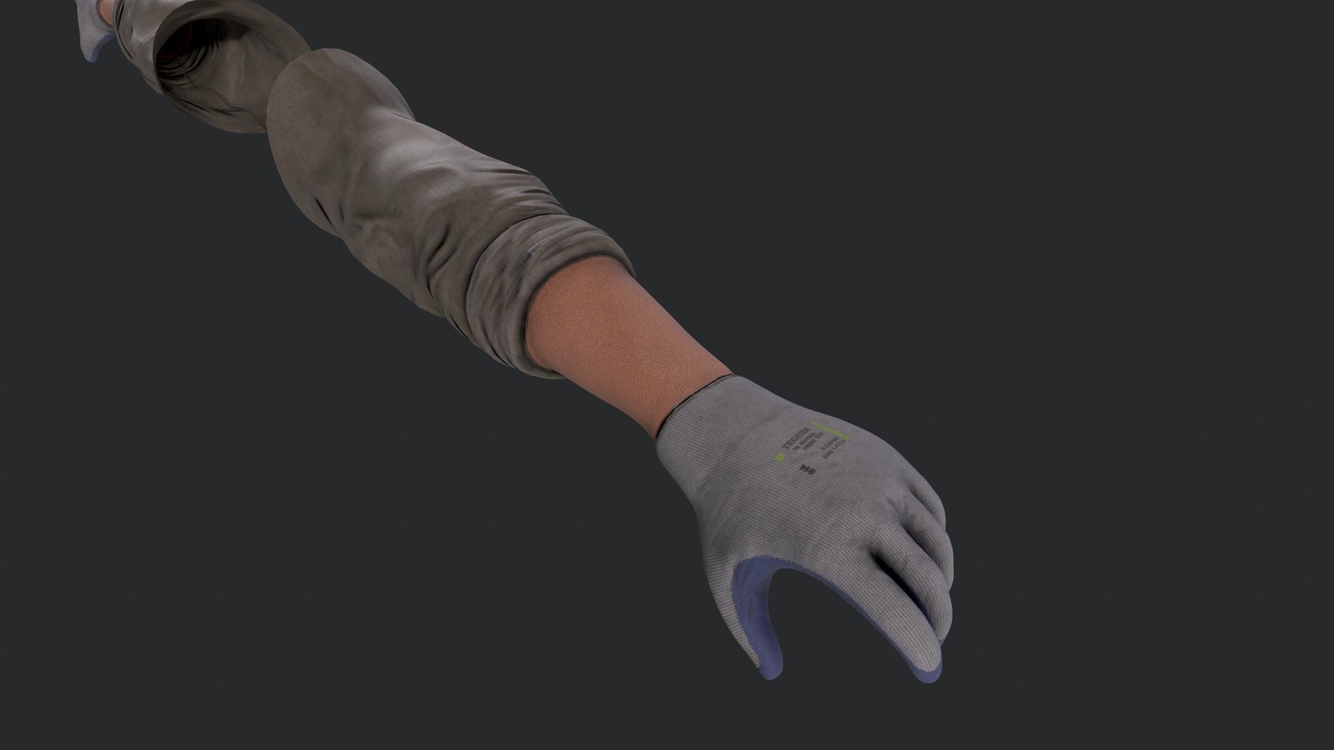FPS Hands 2 Low-poly 3D model_13