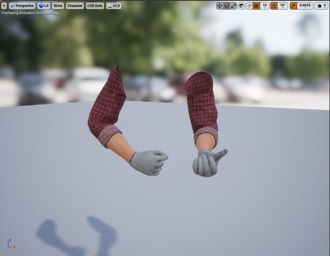 FPS Hands 2 Low-poly 3D model_17