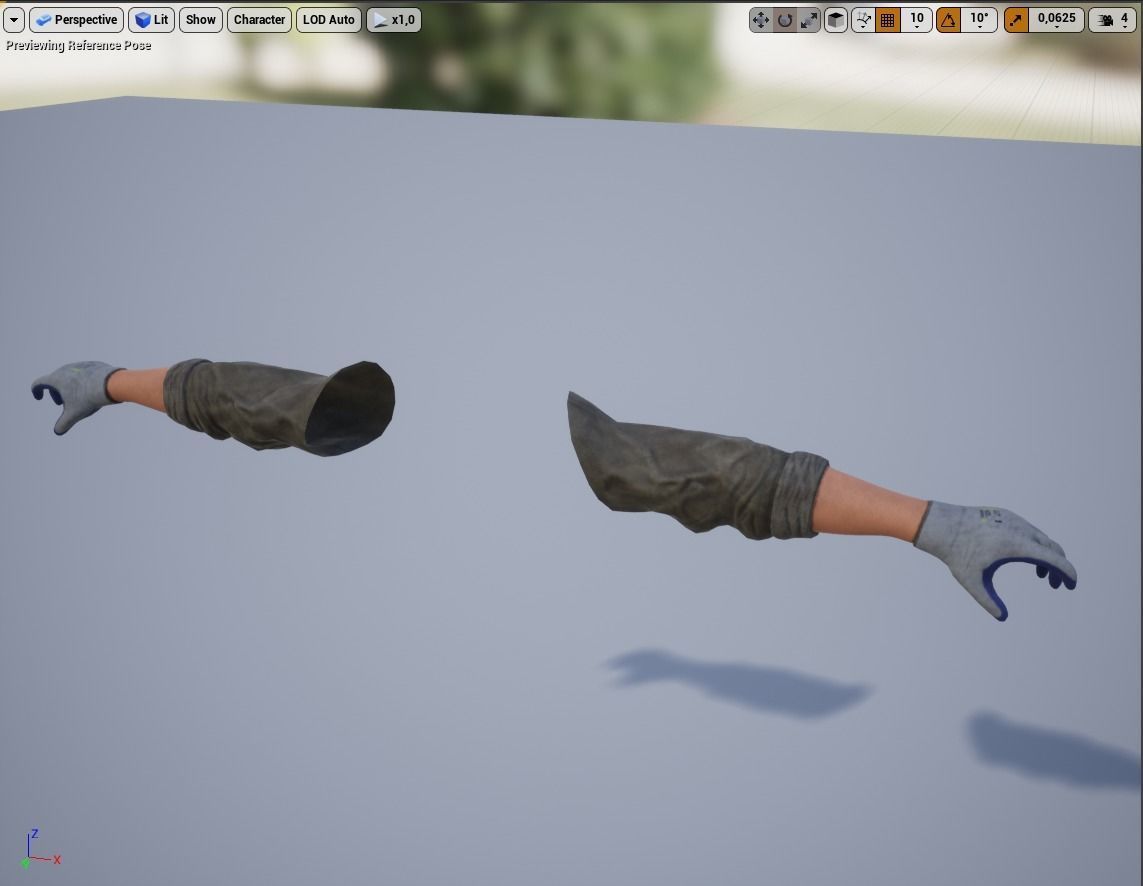 FPS Hands 2 Low-poly 3D model_33