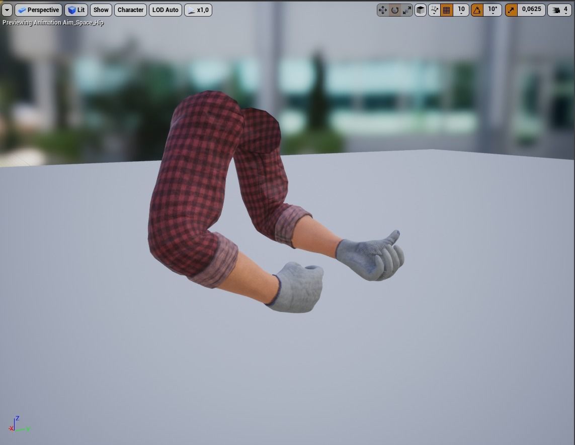 FPS Hands 2 Low-poly 3D model_19