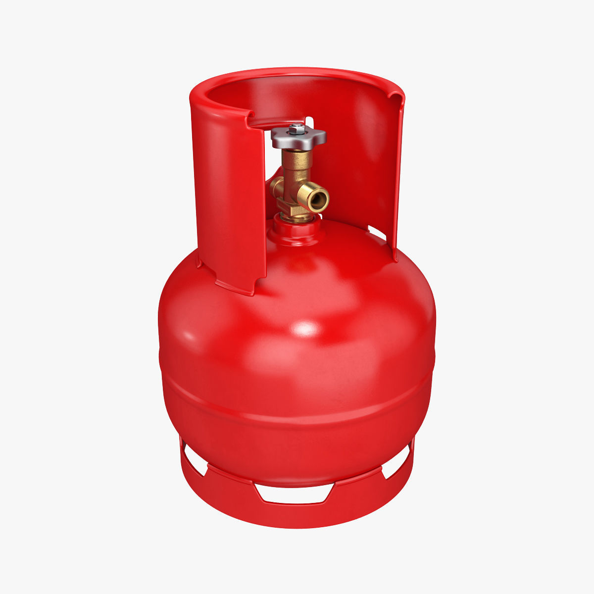 Gas cylinder 5L 3D model