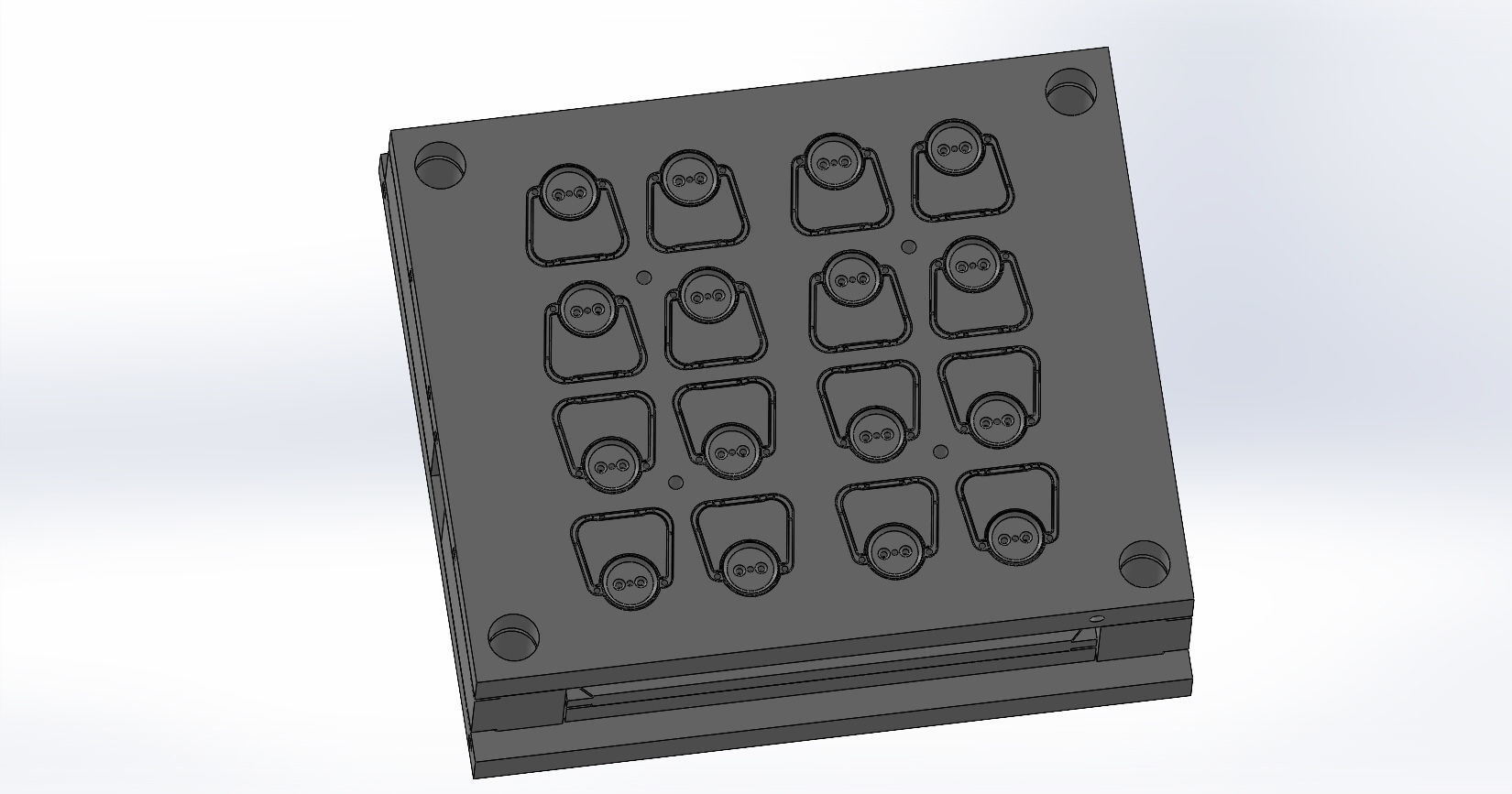 Hot runner mold-injection mold-Press forms 3D print model_1