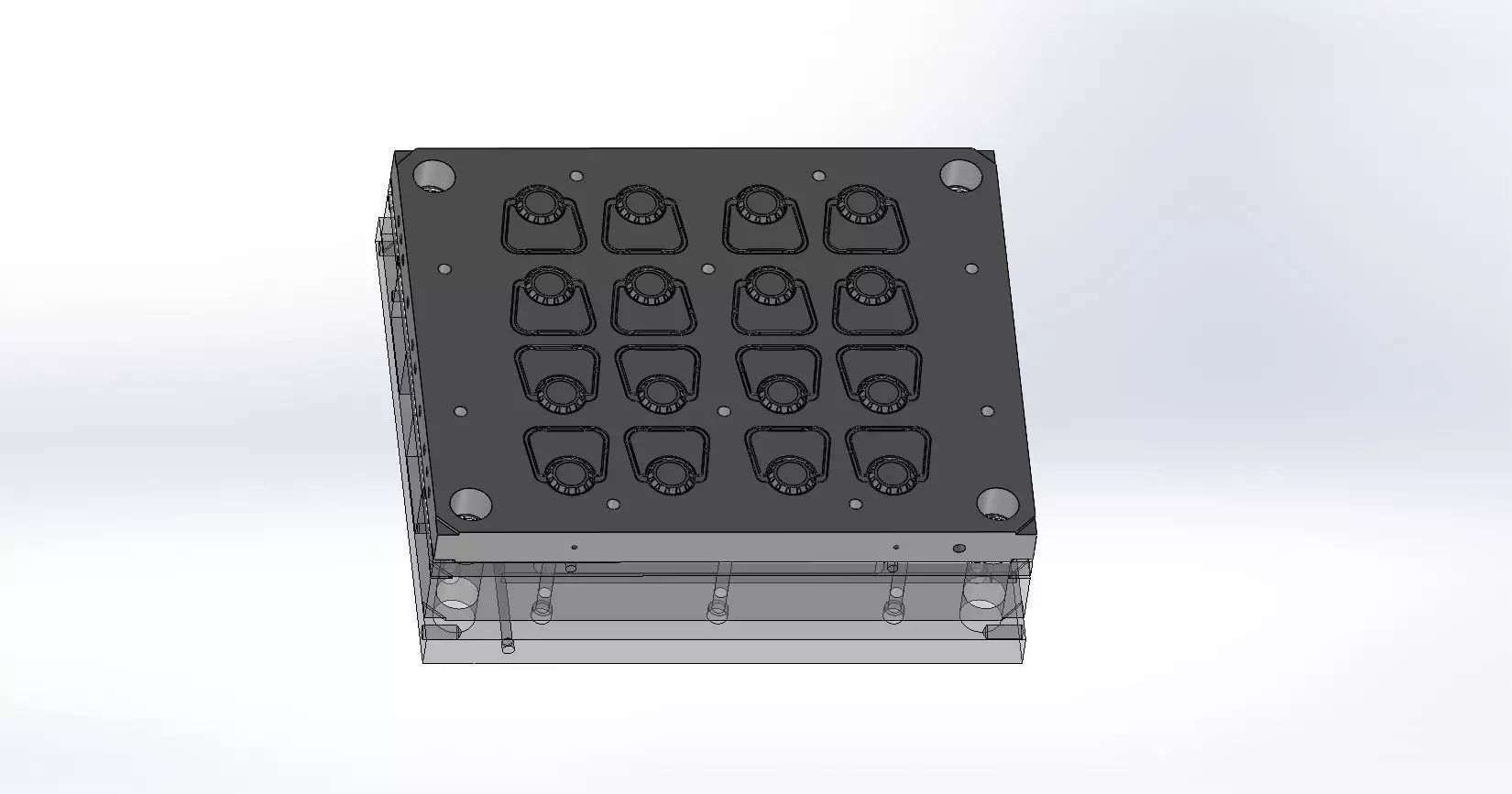 Hot runner mold-injection mold-Press forms 3D print model_0