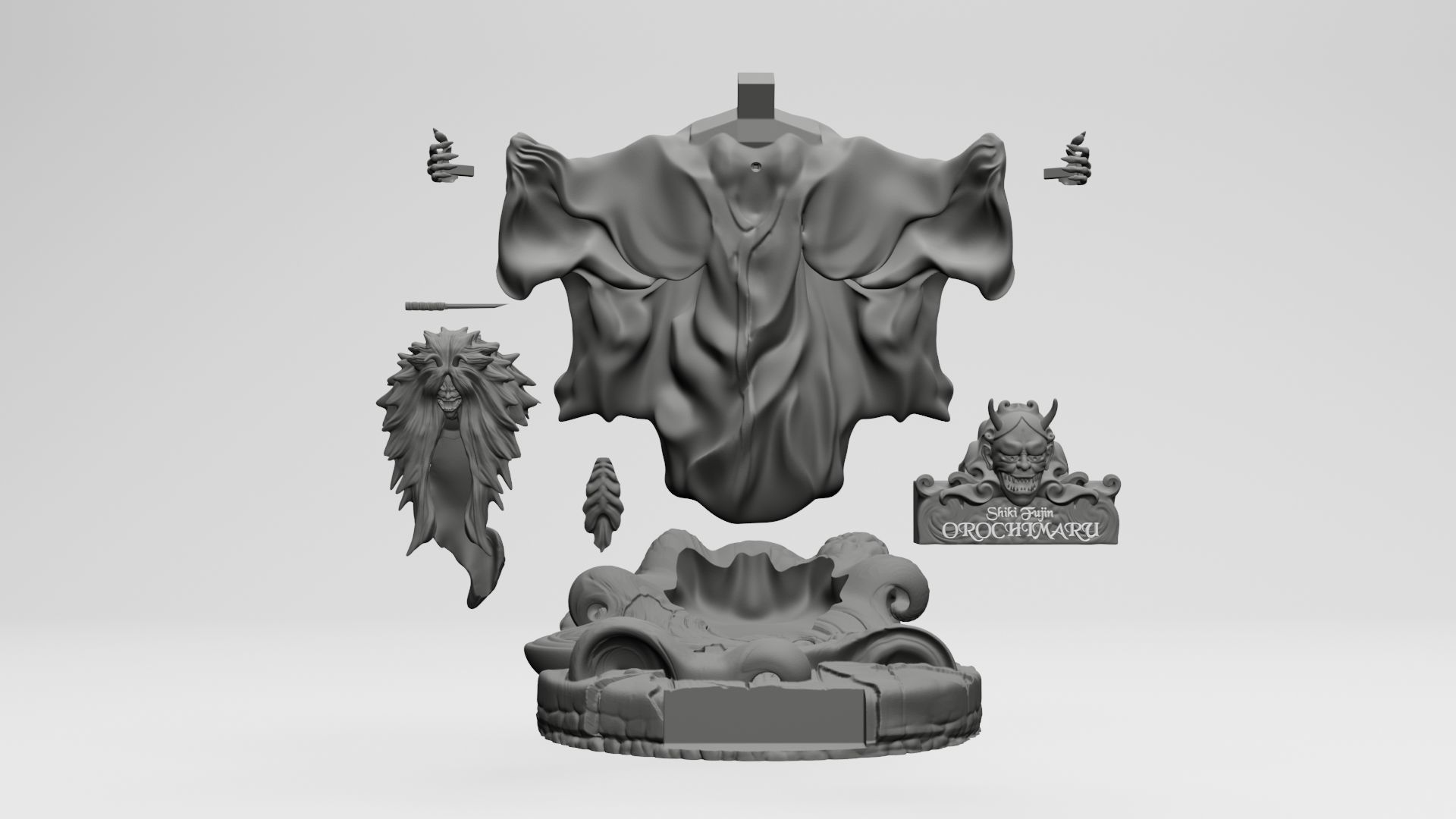 OROCHIMARU SHIKI FUJIN - 3DPRINTING 3D print model_4