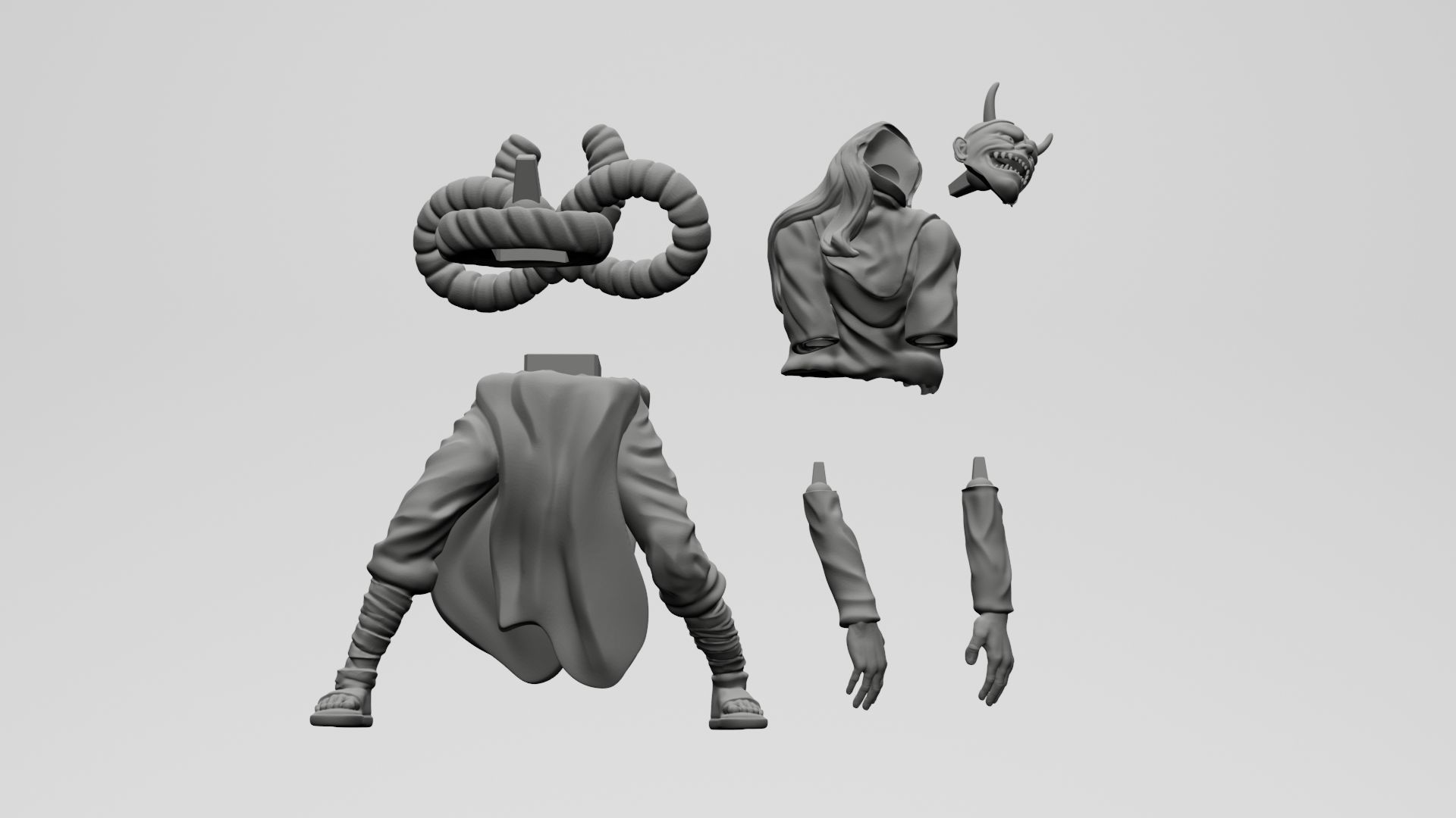 OROCHIMARU SHIKI FUJIN - 3DPRINTING 3D print model_17