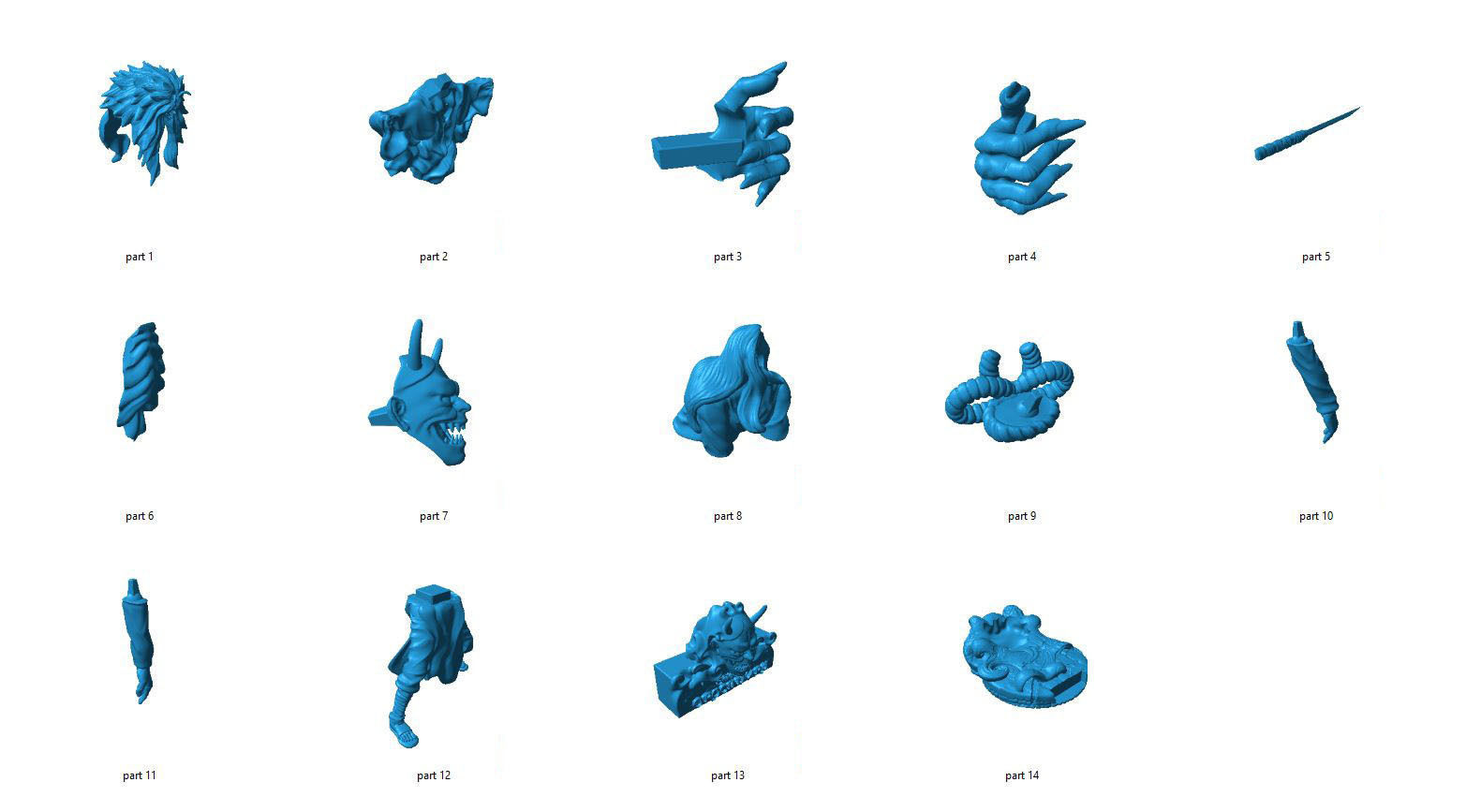 OROCHIMARU SHIKI FUJIN - 3DPRINTING 3D print model_12