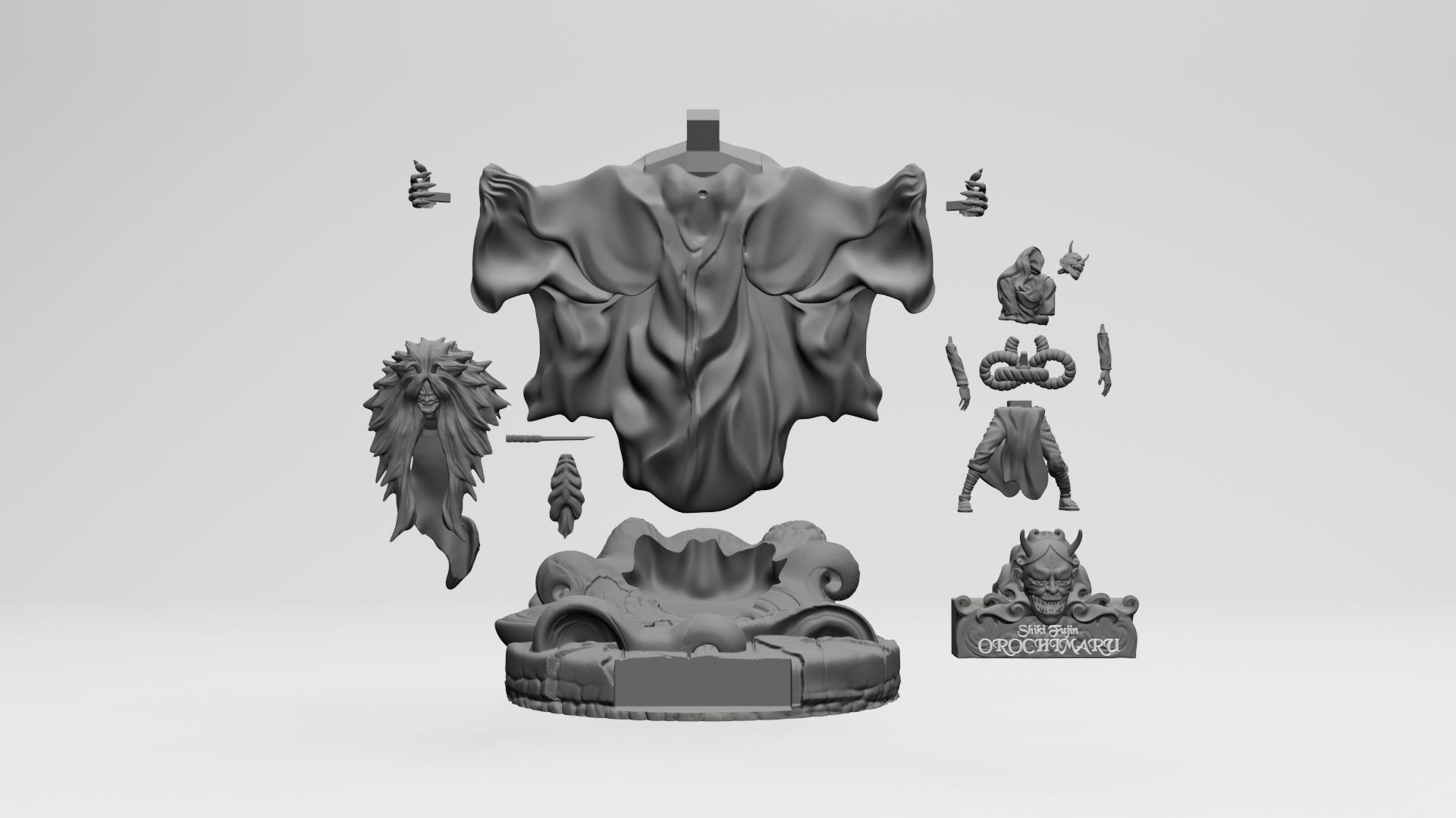 OROCHIMARU SHIKI FUJIN - 3DPRINTING 3D print model_2