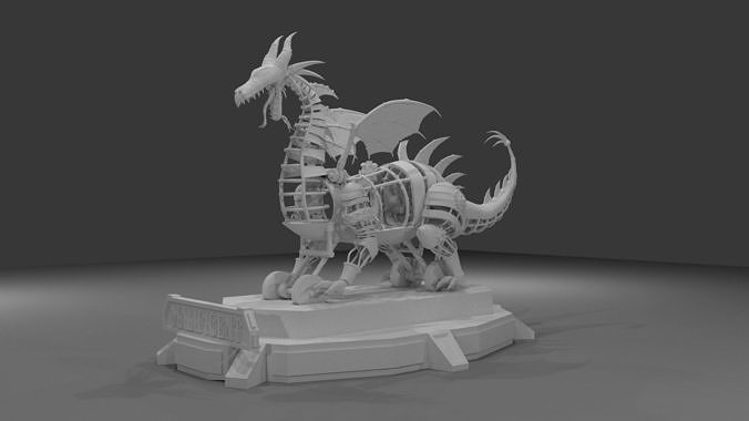 Malificent dragon 3d printable 3D print model