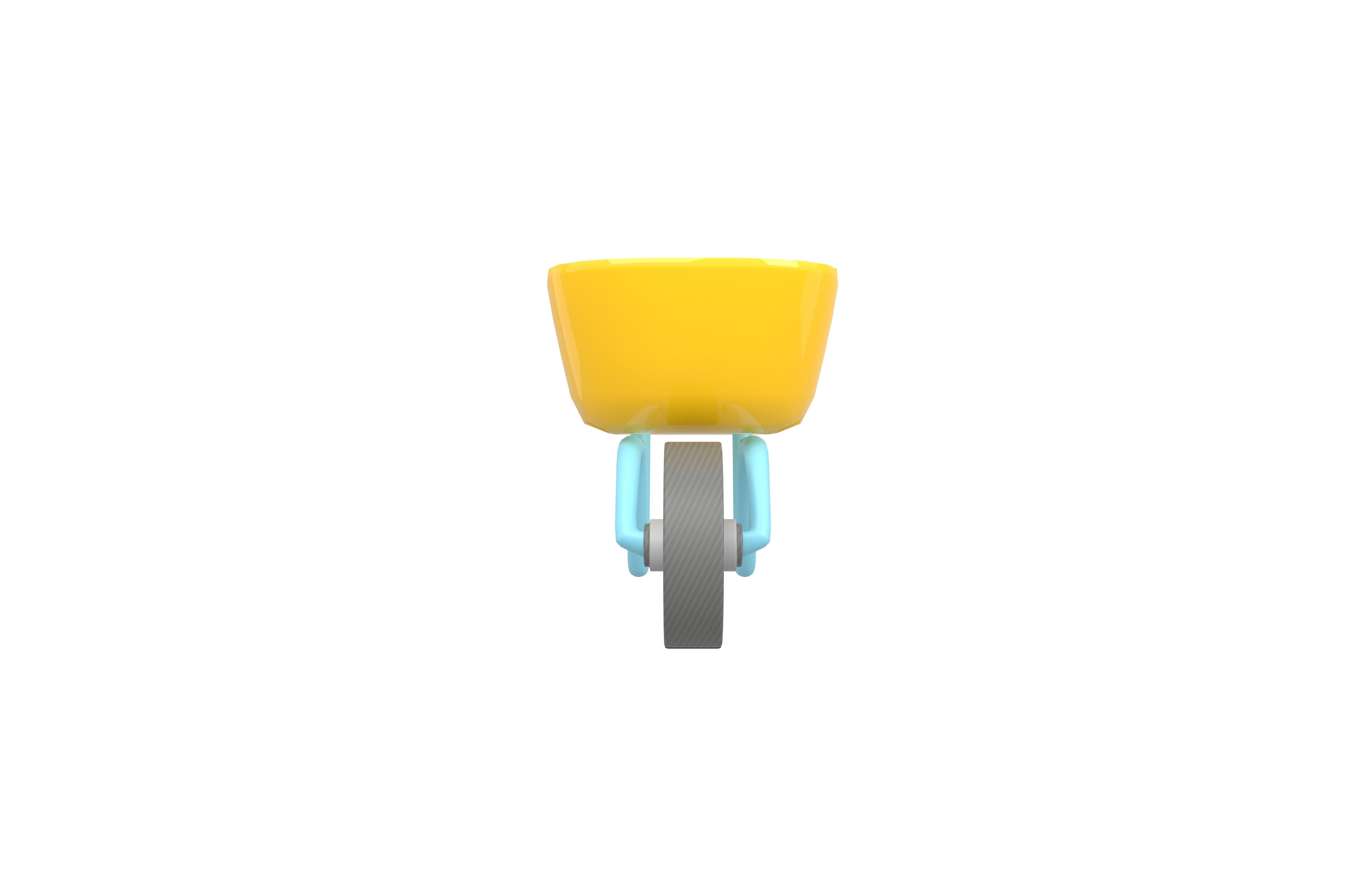 Cartoon Wheelbarrow v1 001 Low-poly 3D model_2