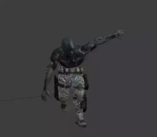 Oscar soldier in camouflage