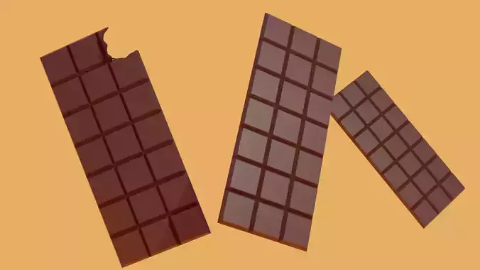 Chocolate models  Free 3D model