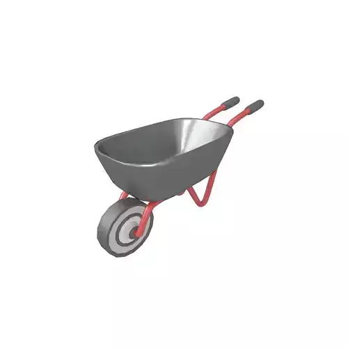 Cartoon Wheelbarrow v1 003