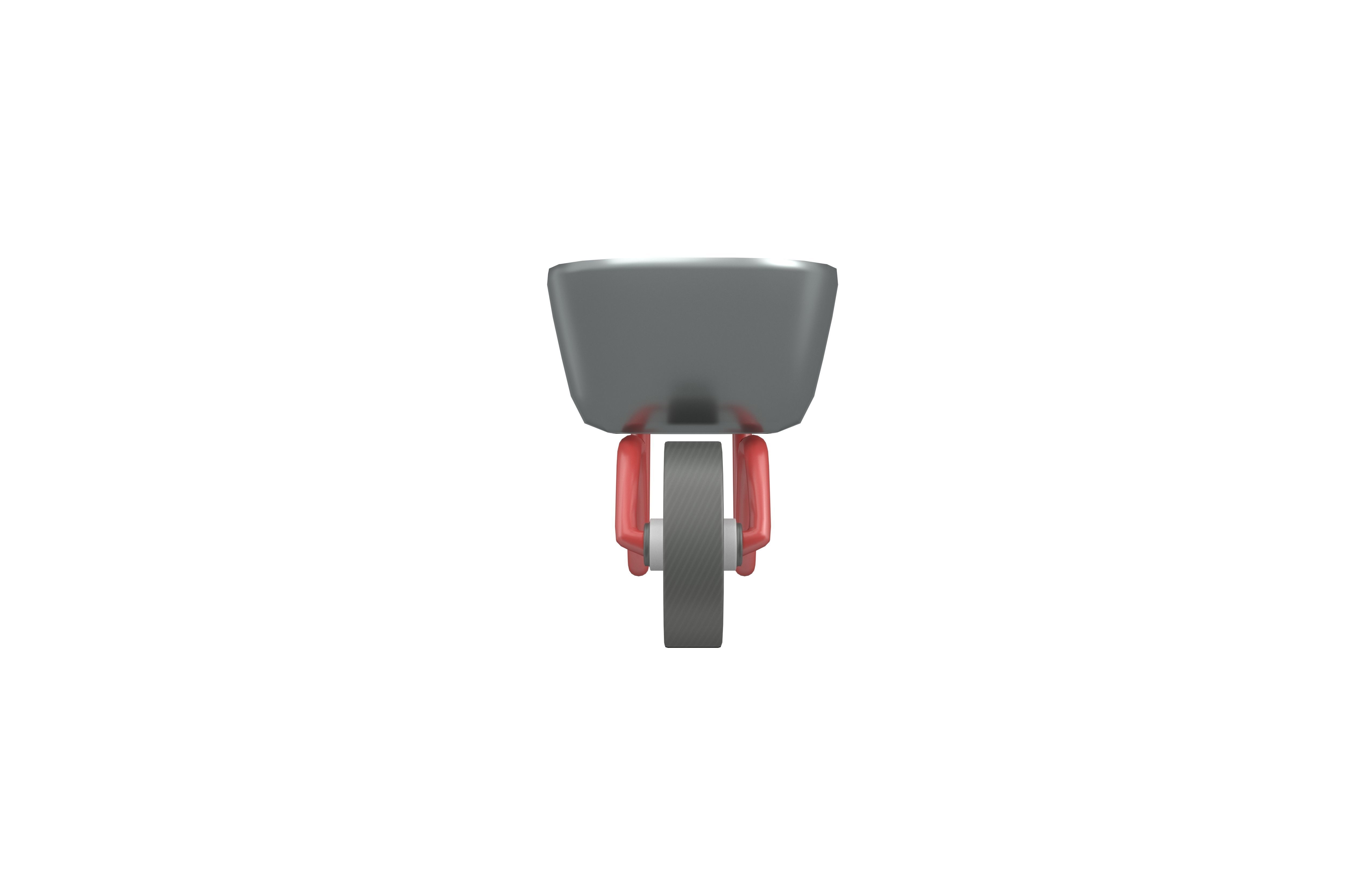 Cartoon Wheelbarrow v1 003 Low-poly 3D model_1