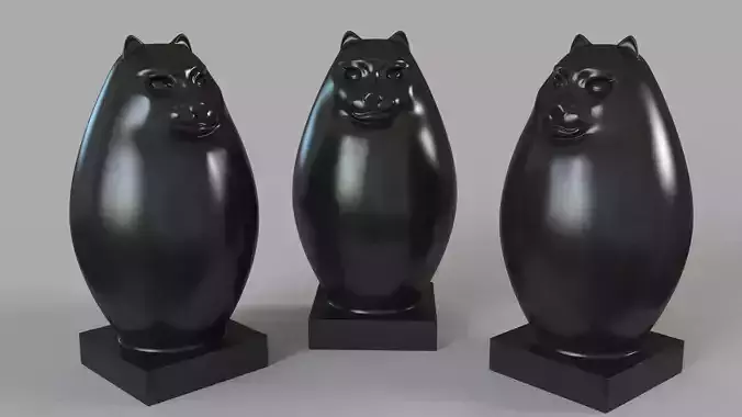 Le Chat Sculpture Bronze