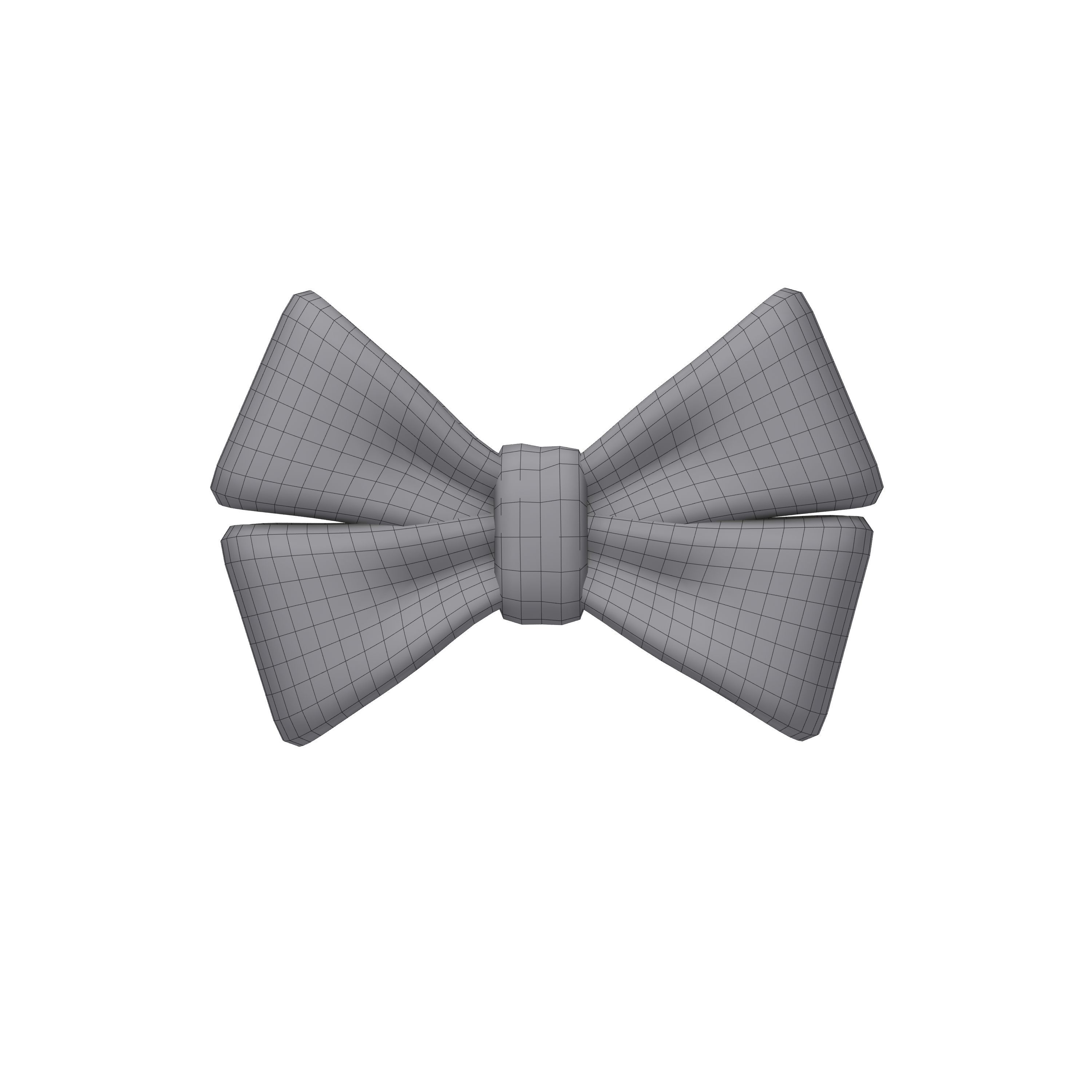 Bow tie 3D model_4