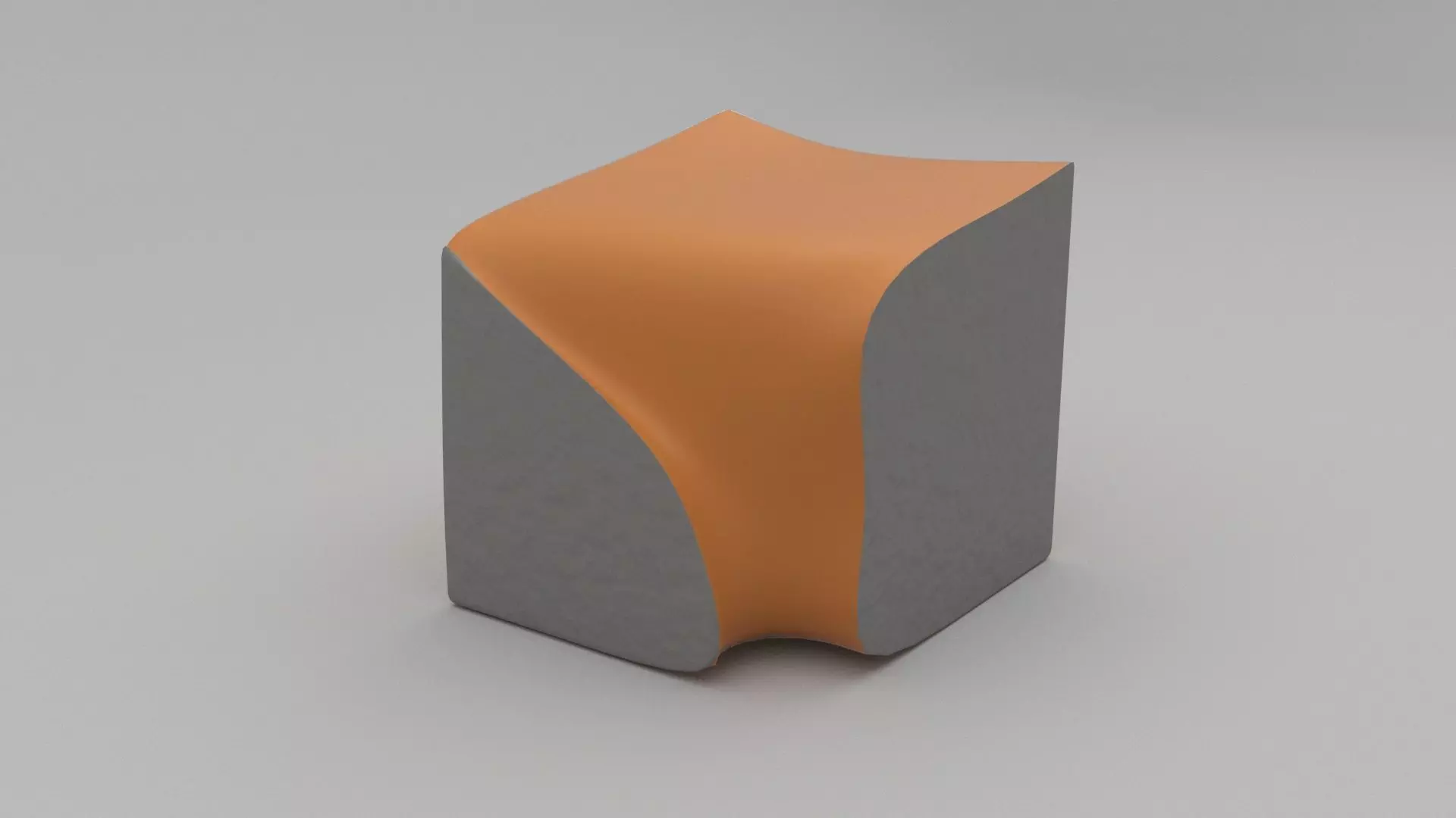Eroded Stool Low-poly 3D model_0