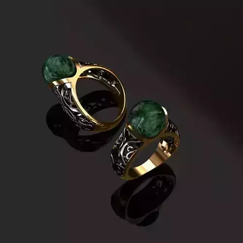 Rings two with pearls