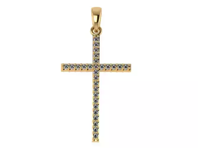 Cross Pendant 20 stl