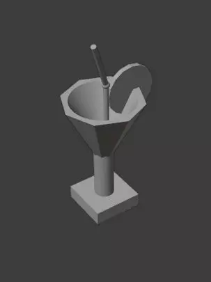 Wineglass martini glass no Free 3D print model_0
