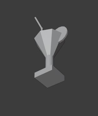 Wineglass martini glass no Free 3D print model_4