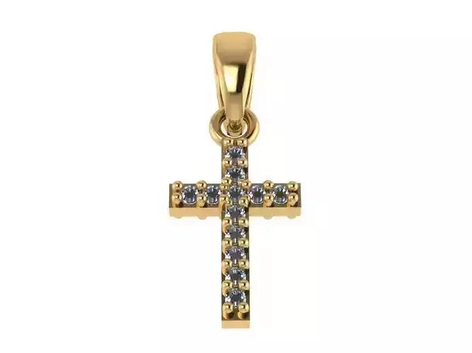 Cross Pendant 21 stl