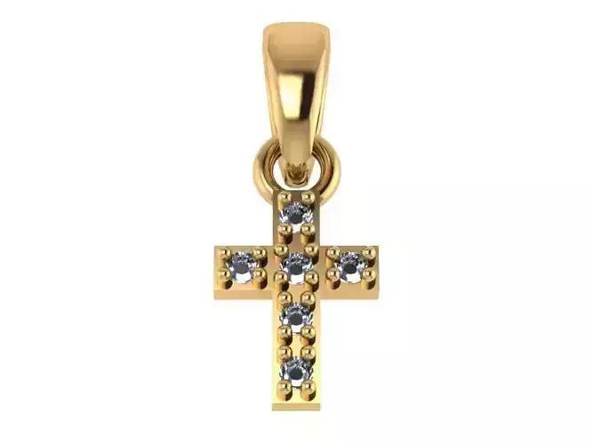 Cross Pendant 22 stl