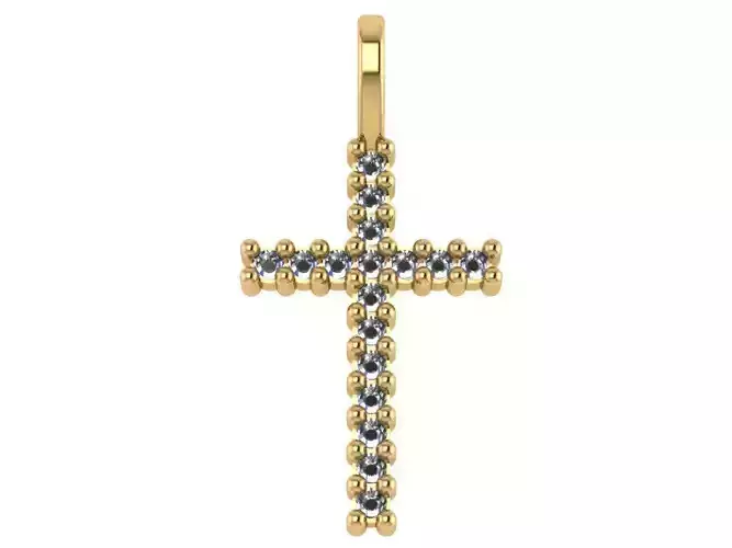 Cross Pendant 24 stl