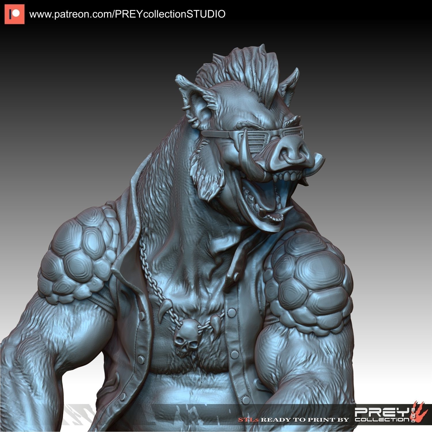 MAD BOAR 3D print model