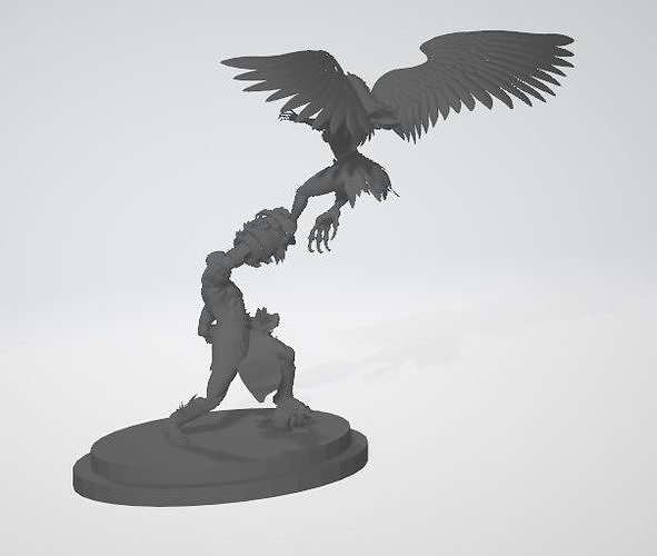 God of War  Kratos vs Sigrun Valkyrie Queen    3D print model