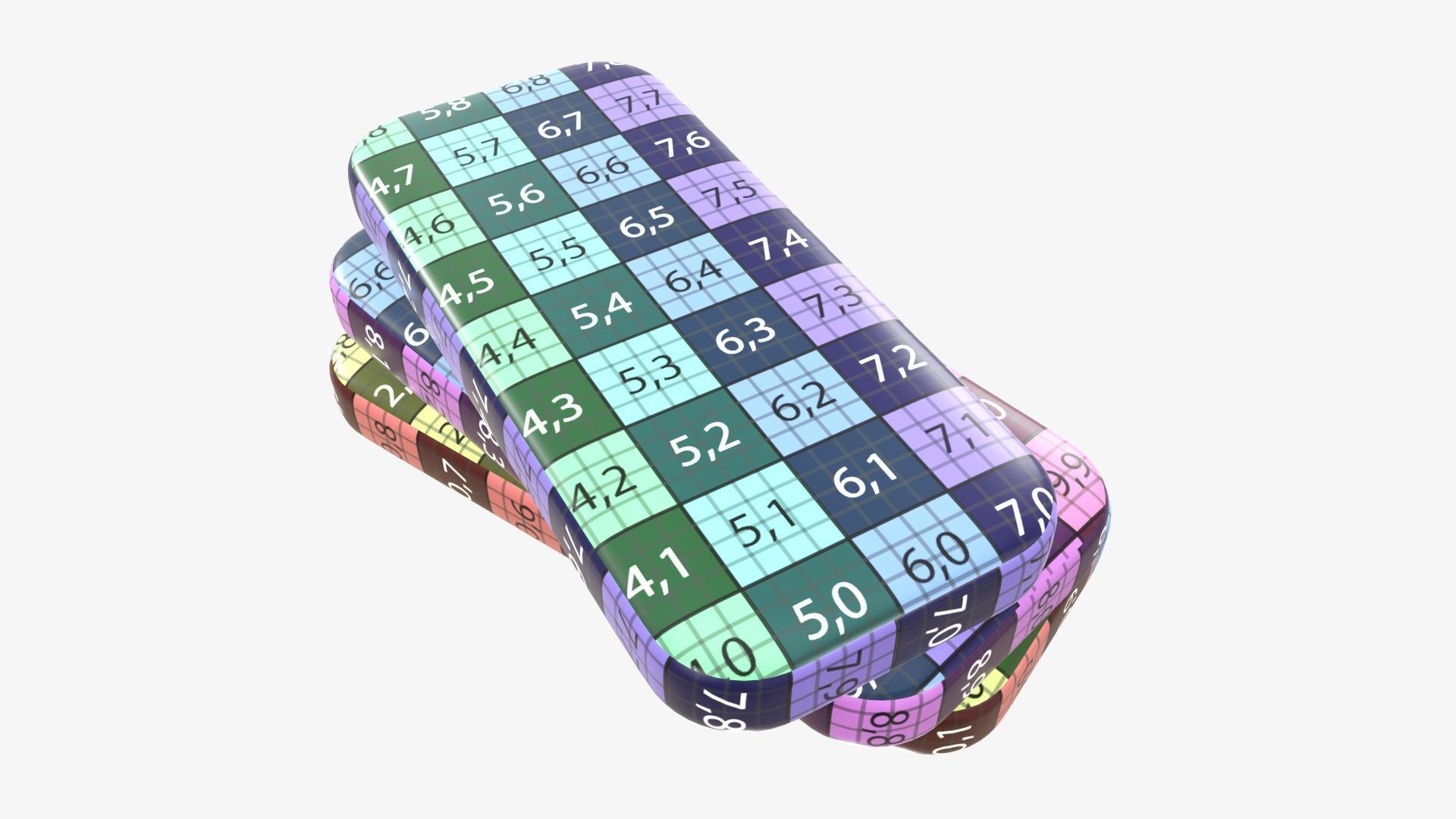 Gold bars 01 3D model_10