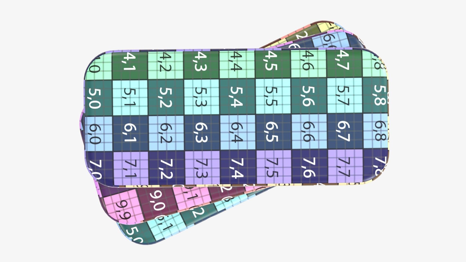 Gold bars 01 3D model_12