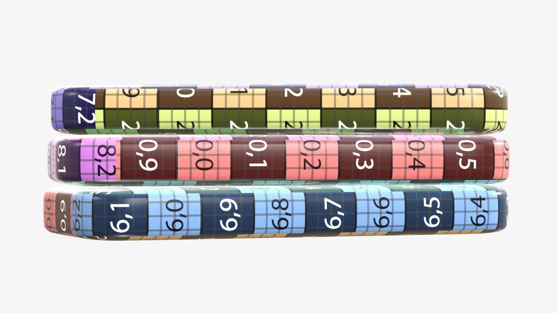 Gold bars 01 3D model_13