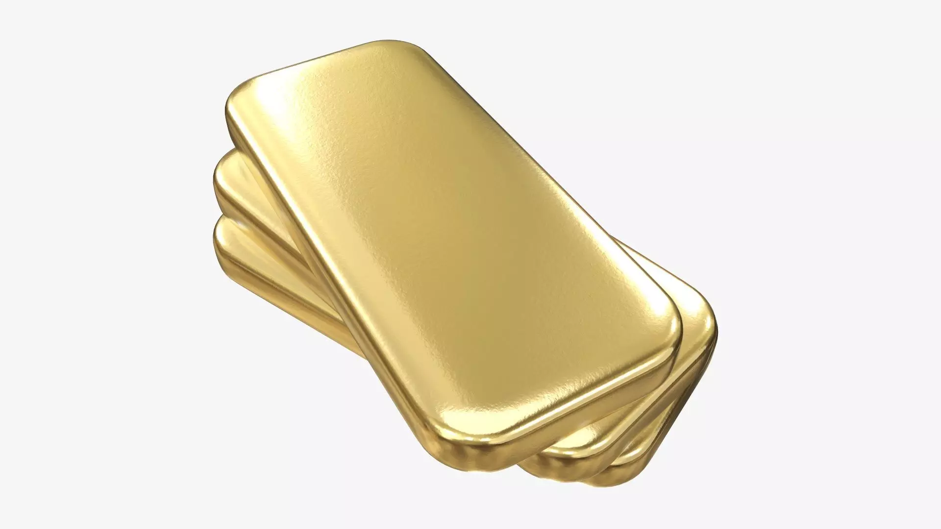 Gold bars 01 3D model_0