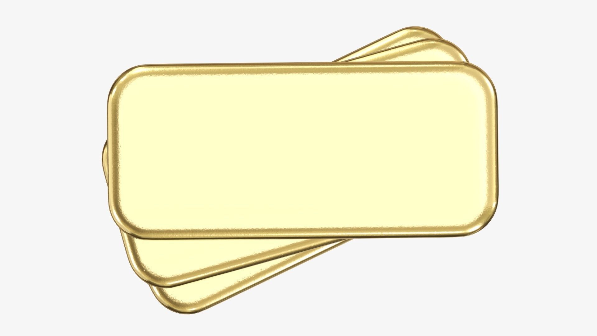 Gold bars 01 3D model_2
