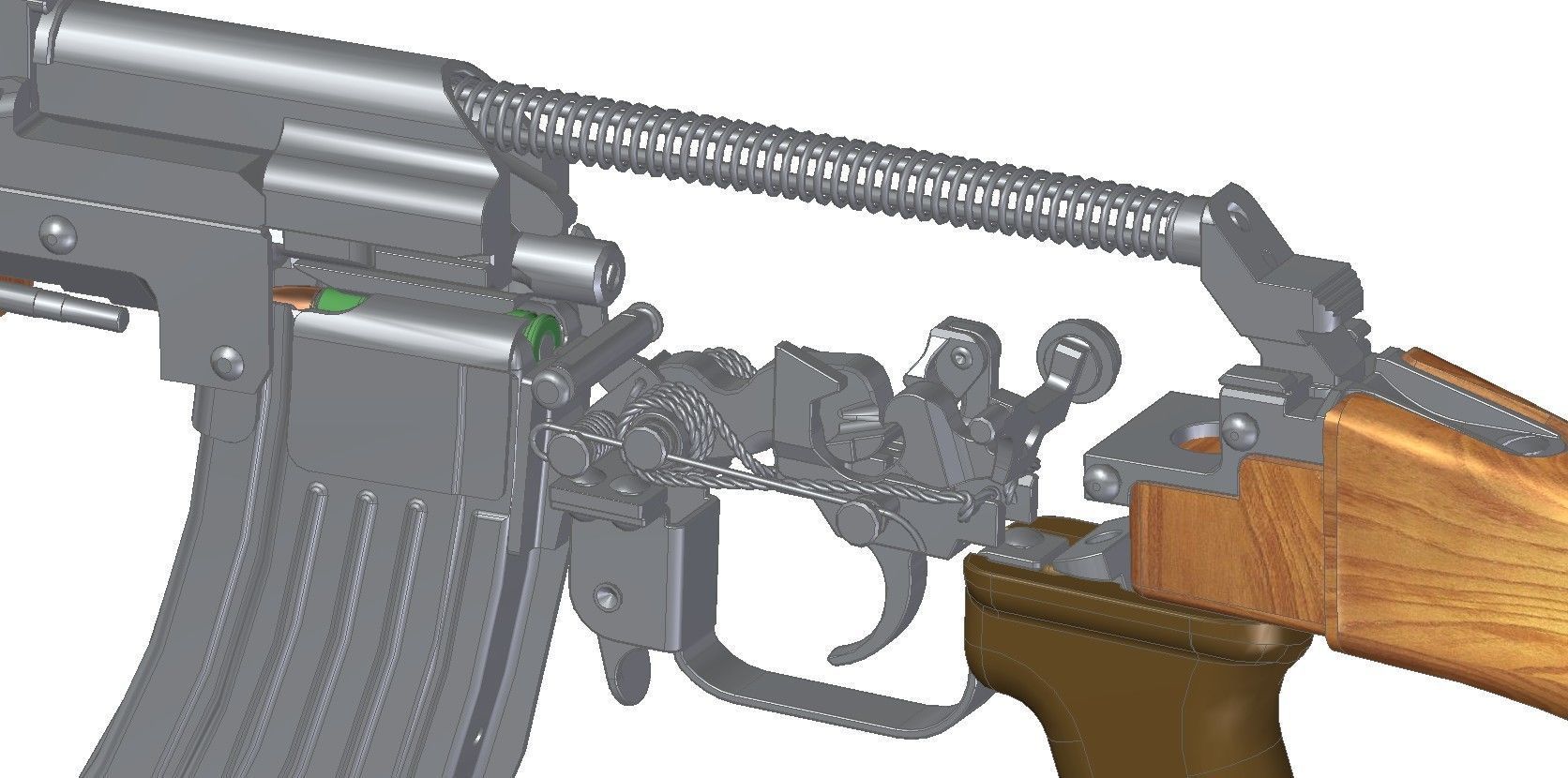 AKM 6P1 3D model_2