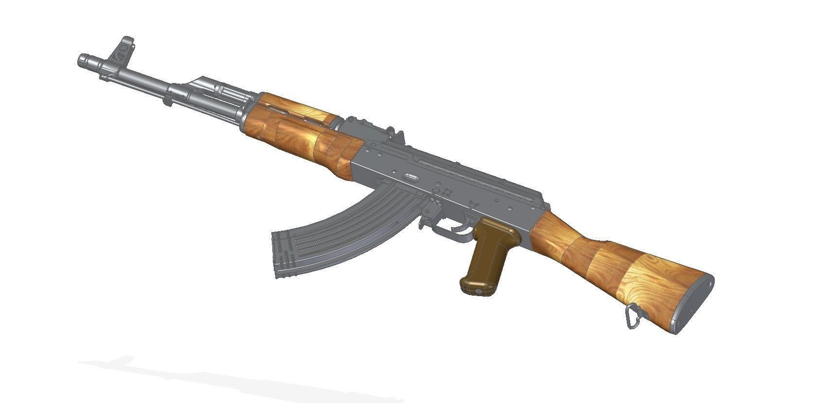 AKM 6P1 3D model_7